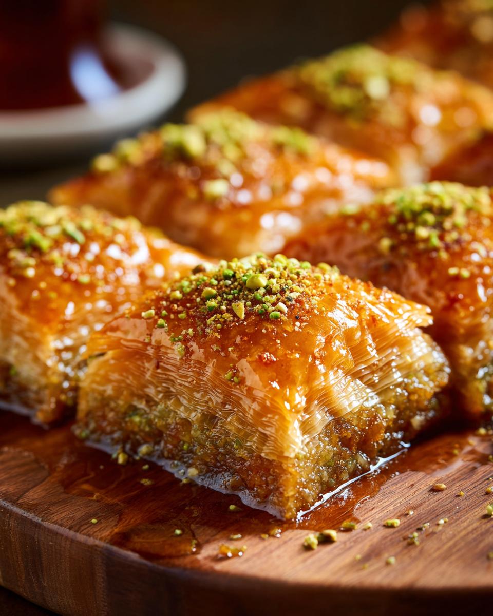 Pistachio Hazelnut Baklava - detail 2
