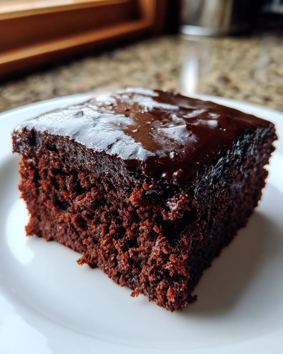 Quick Chocolate Sheet Cake - detail 1