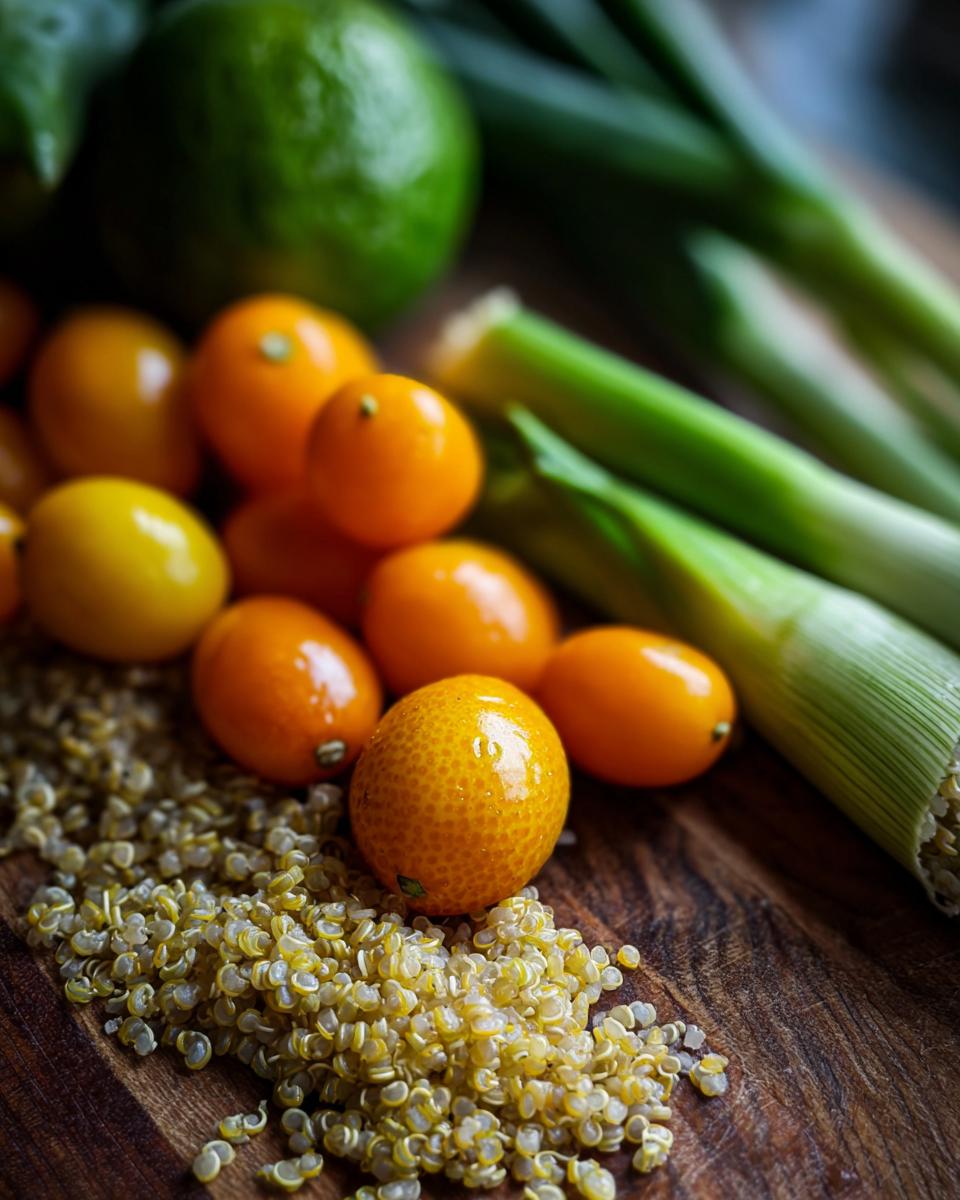 Quinoa with Kumquats and Leeks - detail 2