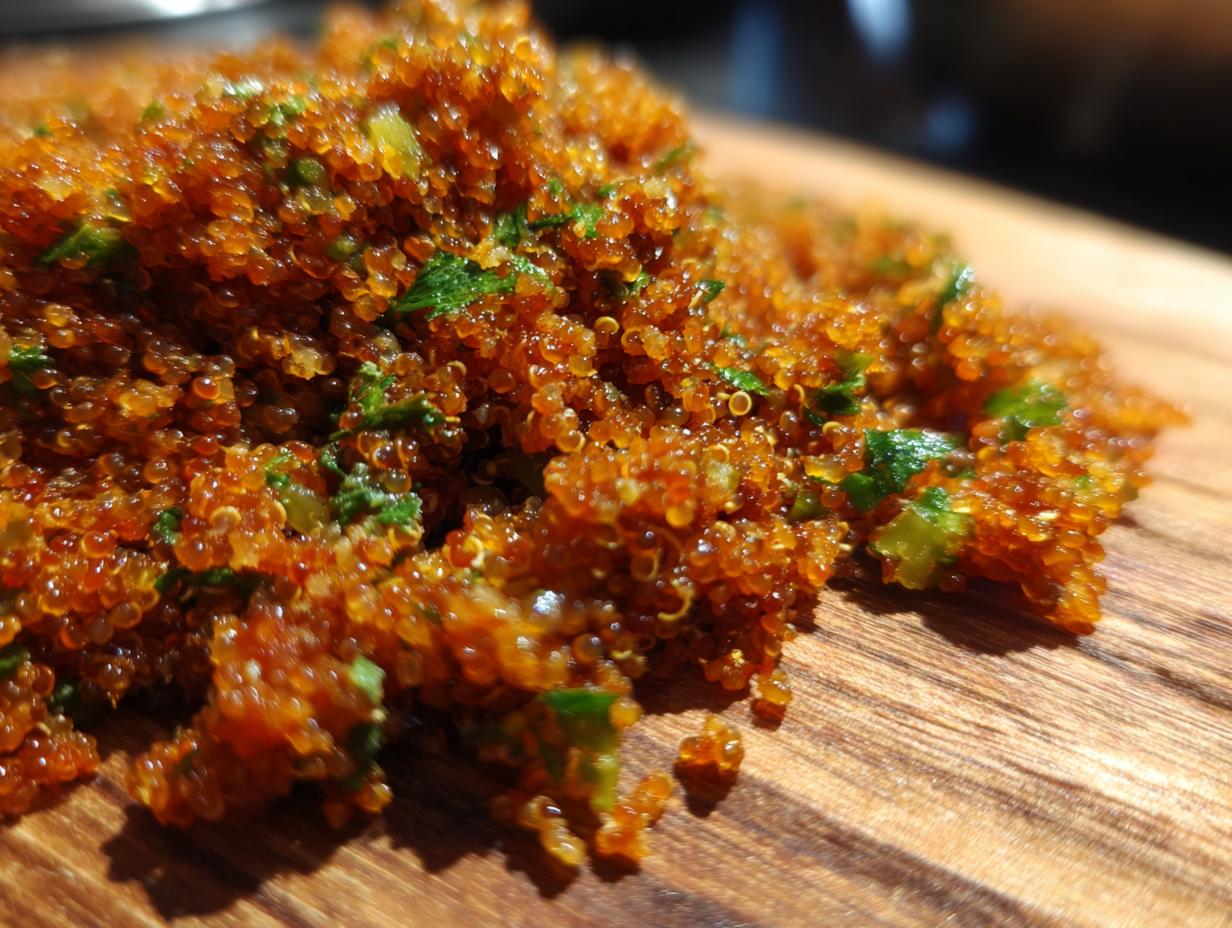 Amazing Quinoa with Kumquats and Leeks