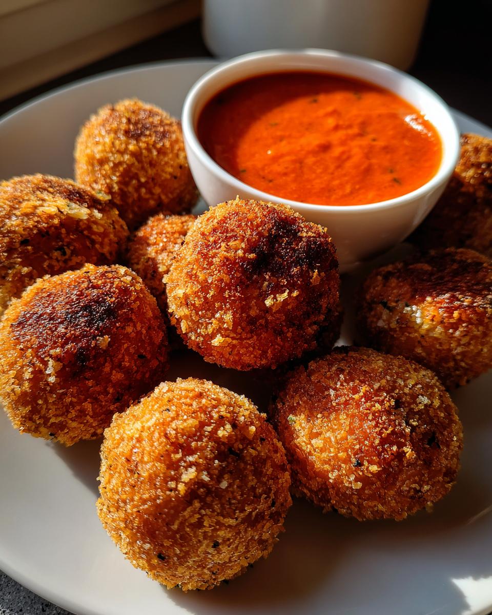 Reuben Balls with Spicy Thousand Island Dipping Sauce - detail 3