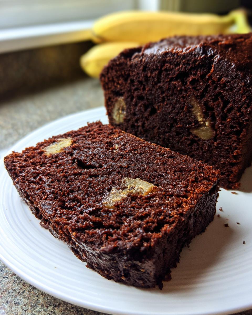 Rich Chocolate Banana Cake - detail 2