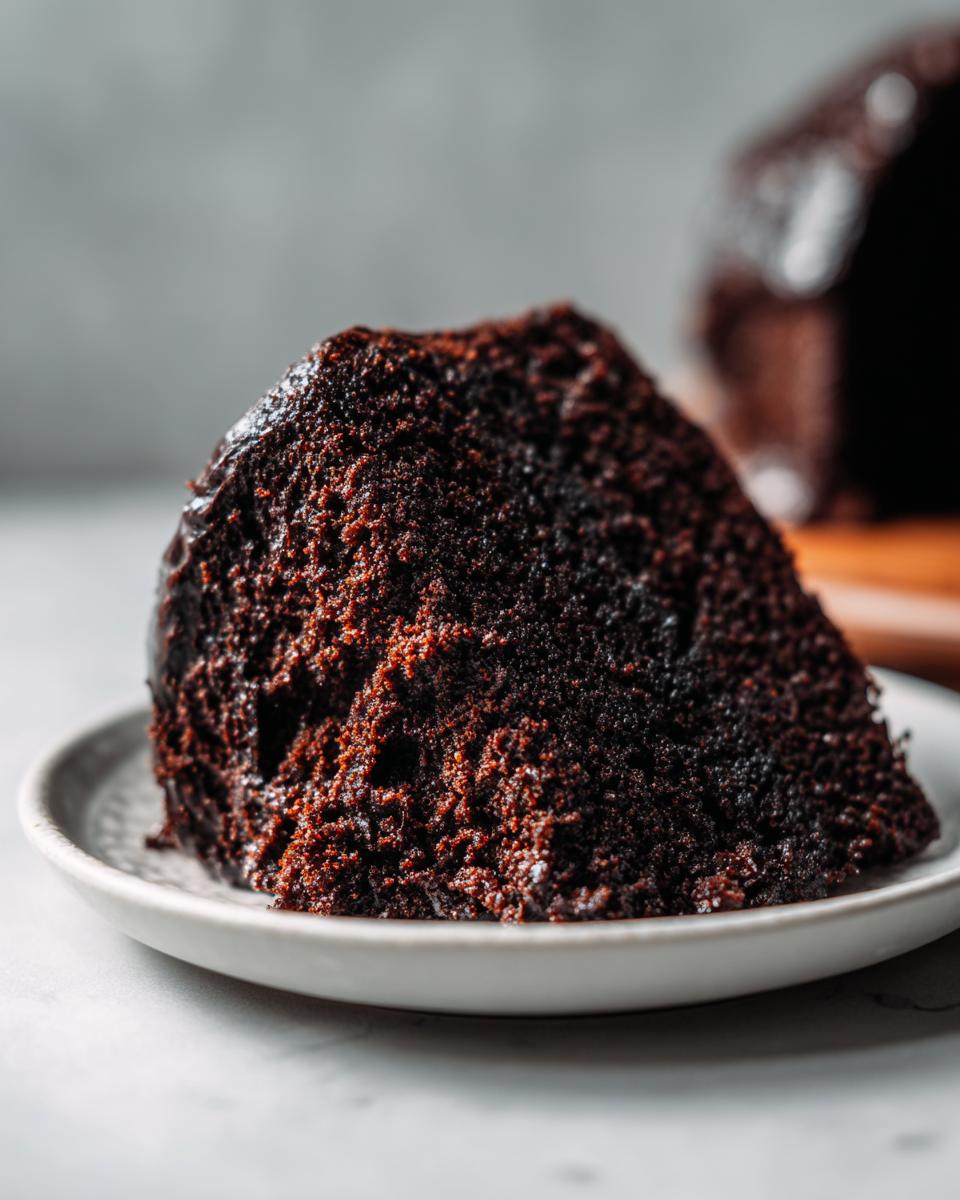 Silky Chocolate Sour Cream Cake - detail 2