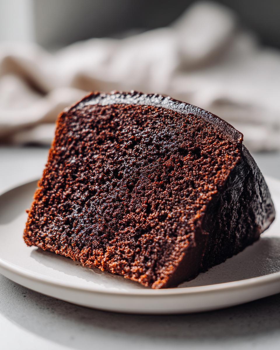 Silky Chocolate Sour Cream Cake