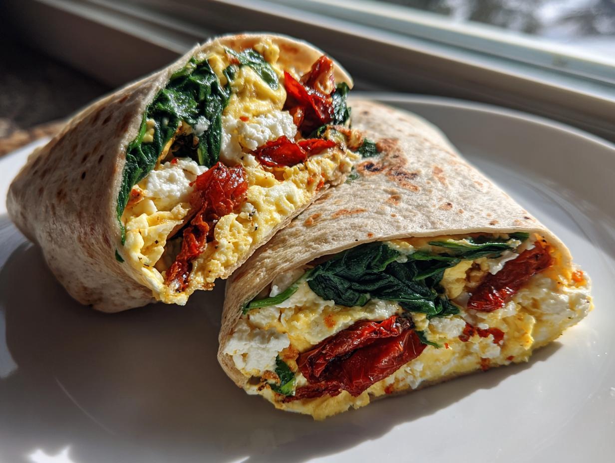 Starbucks Spinach Feta Wrap Copycat: 350 Calories