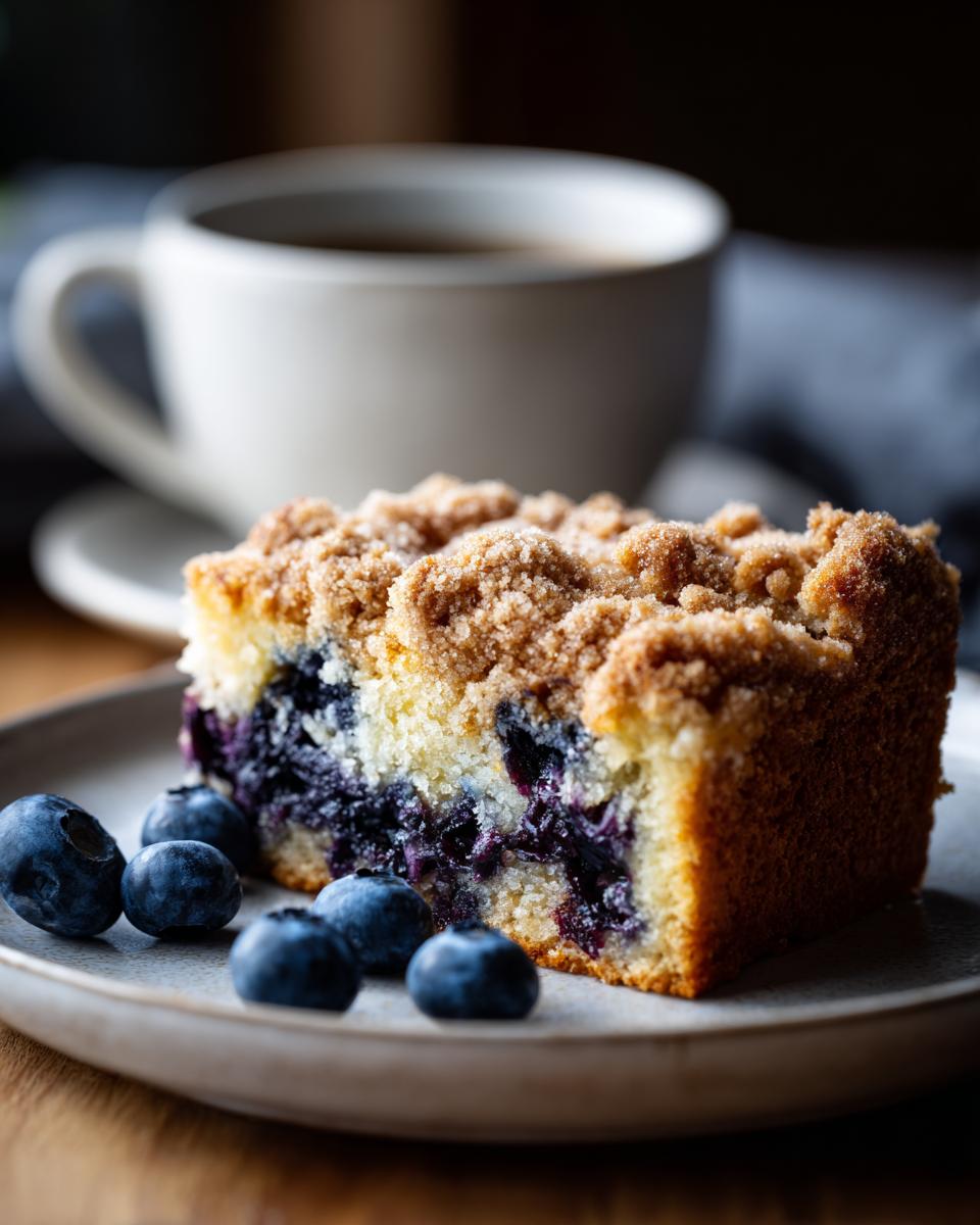Sugar Free Blueberry Coffee Cake - detail 1
