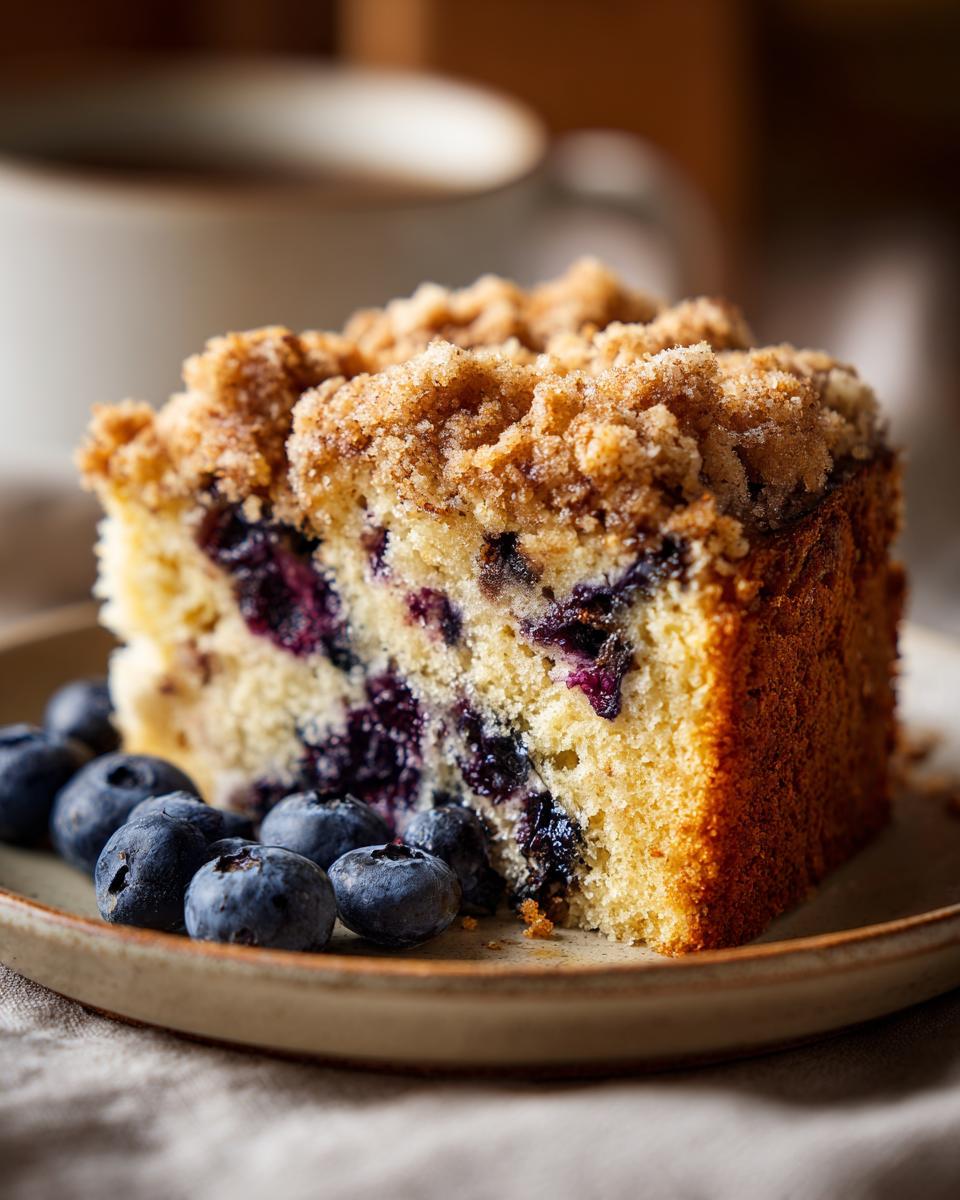 Sugar Free Blueberry Coffee Cake - detail 2