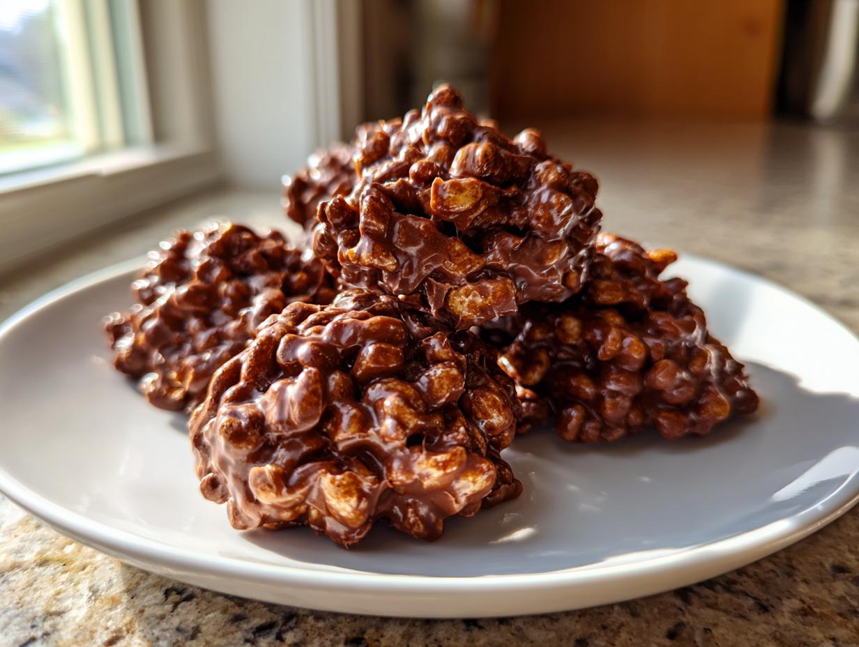 3‑Ingredient No‑Bake Chocolate Clusters
