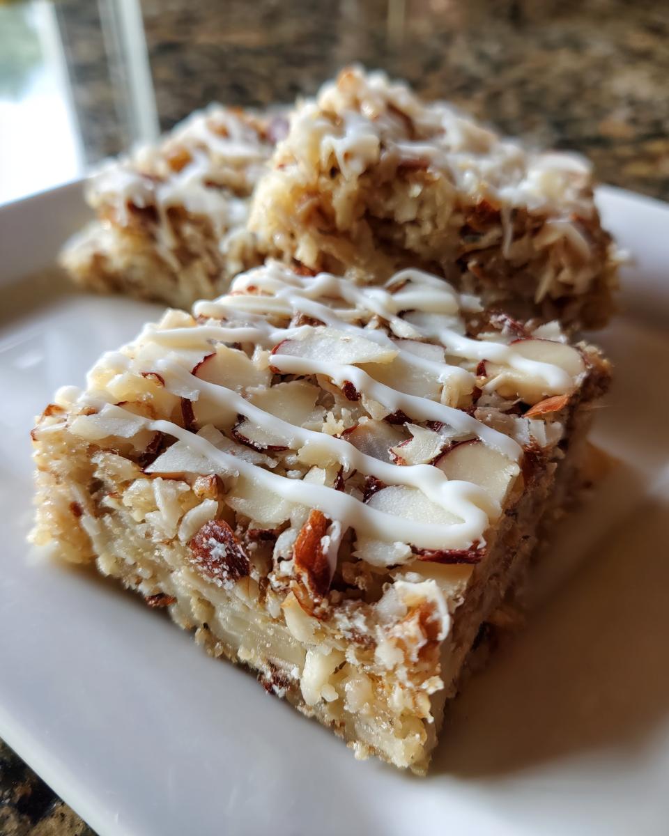 Almond Coconut Dessert Bars - detail 1