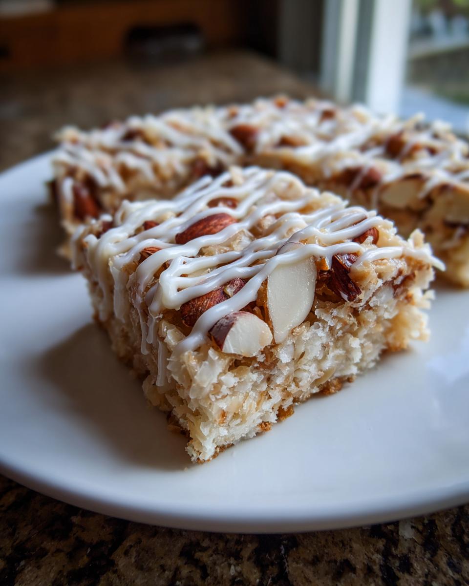 Almond Coconut Dessert Bars - detail 2