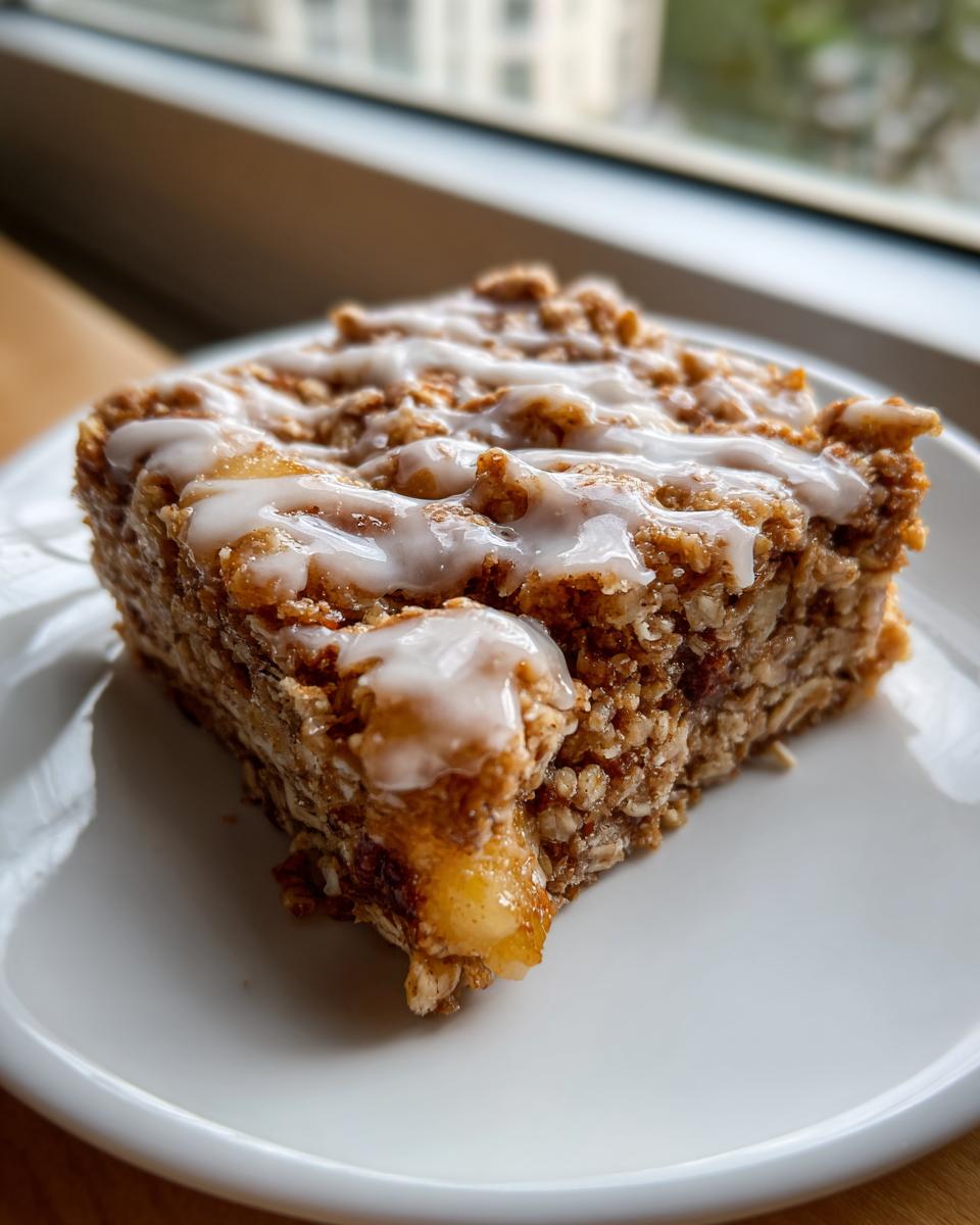 Apple Cinnamon Oat Bars - detail 1