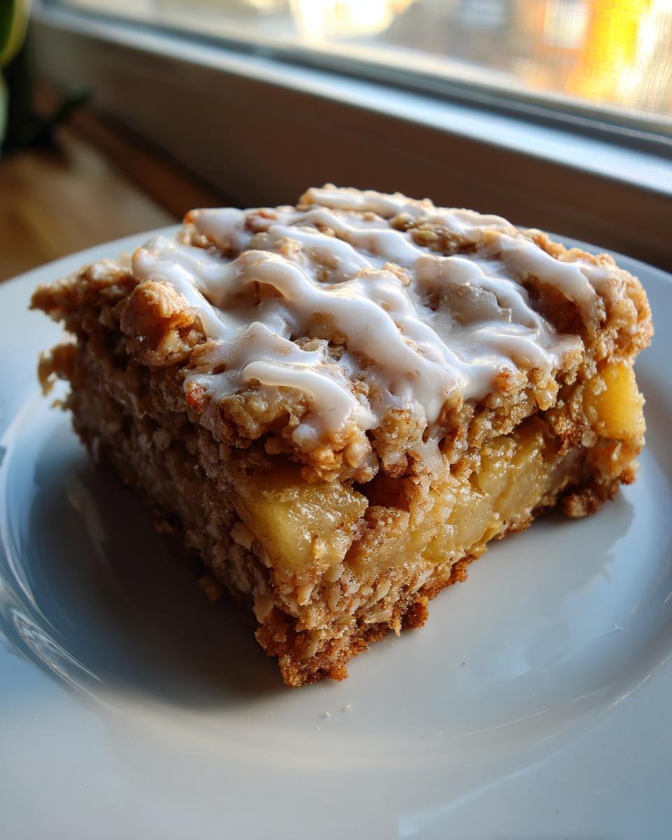 Apple Cinnamon Oat Bars - detail 2