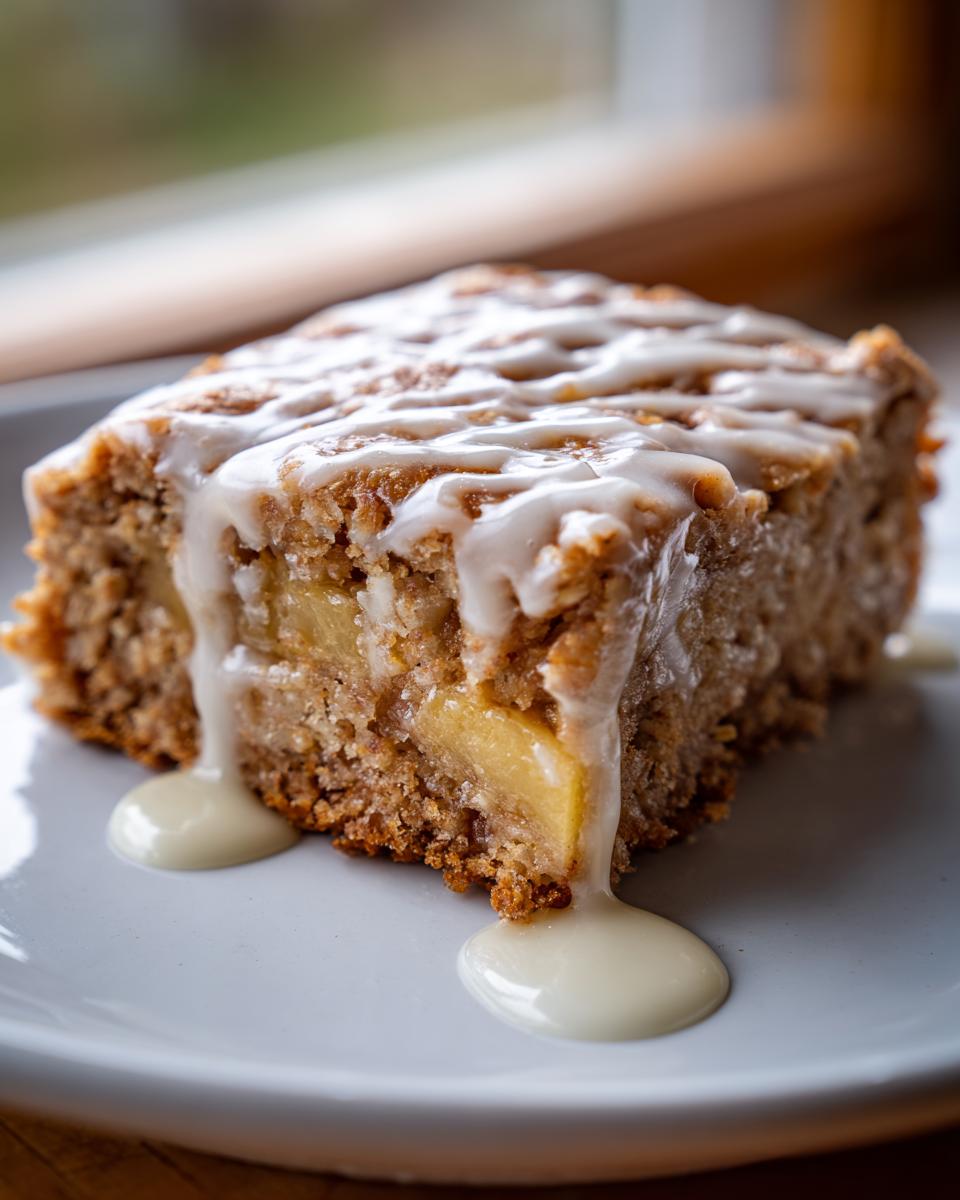Apple Cinnamon Oat Bars - detail 2