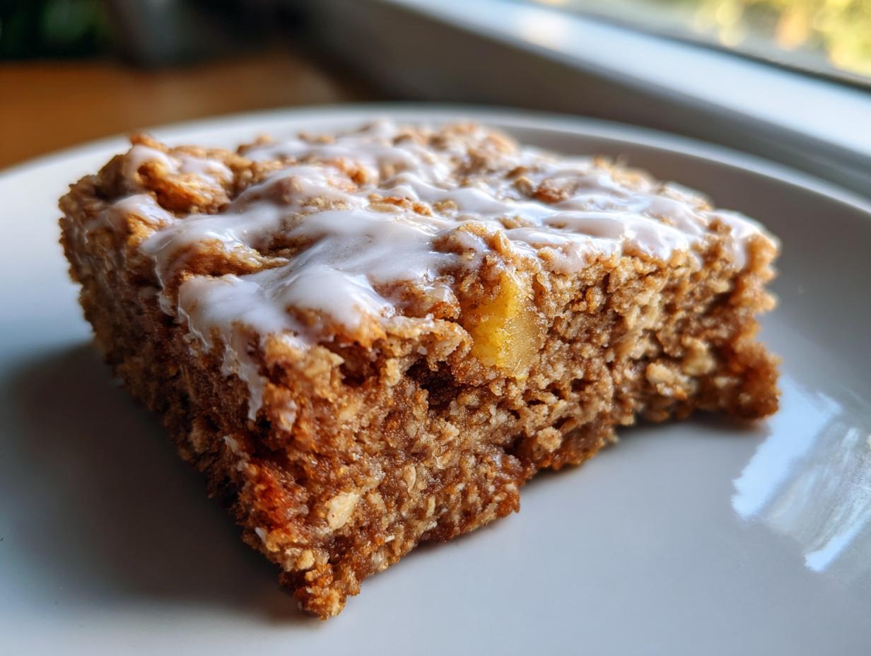 Apple Cinnamon Oat Bars