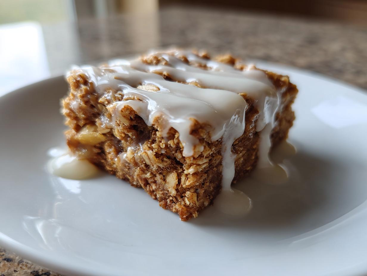 Apple Cinnamon Oat Bars