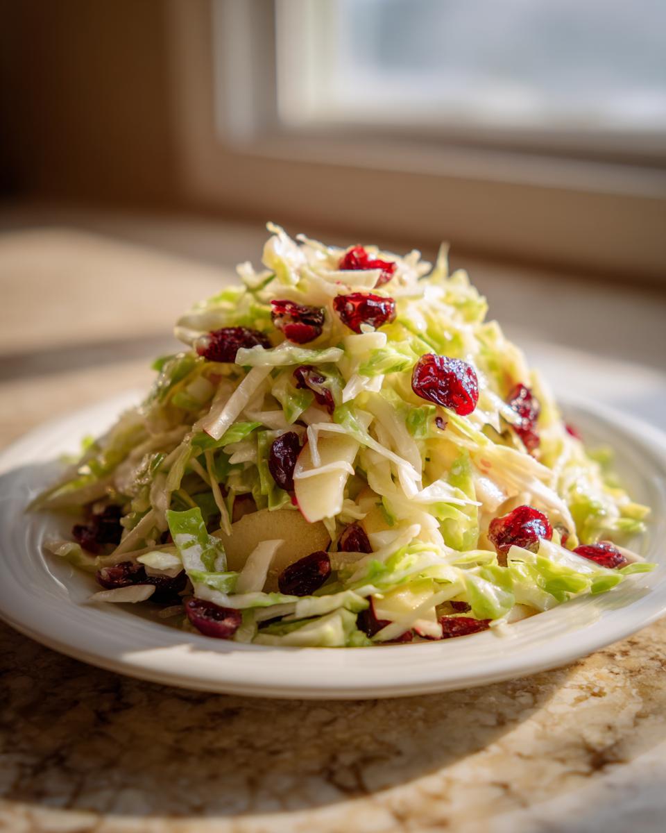 Apple Cranberry Coleslaw - detail 2