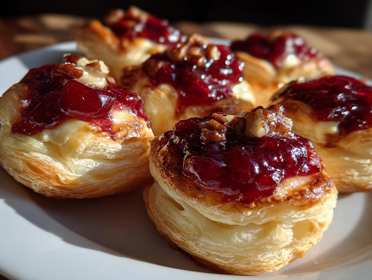 Amazing 15-Minute Baked Cranberry Brie Bites