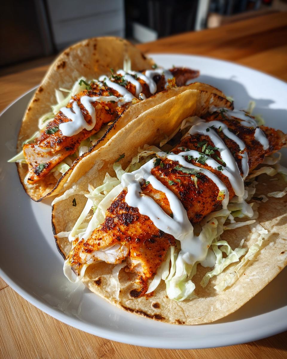 Baked Fish Tacos (Spice Rub) - detail 1