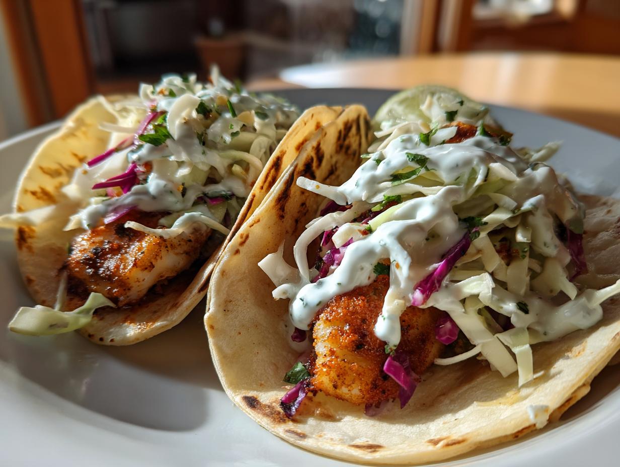 Baked Fish Tacos (Spice Rub)