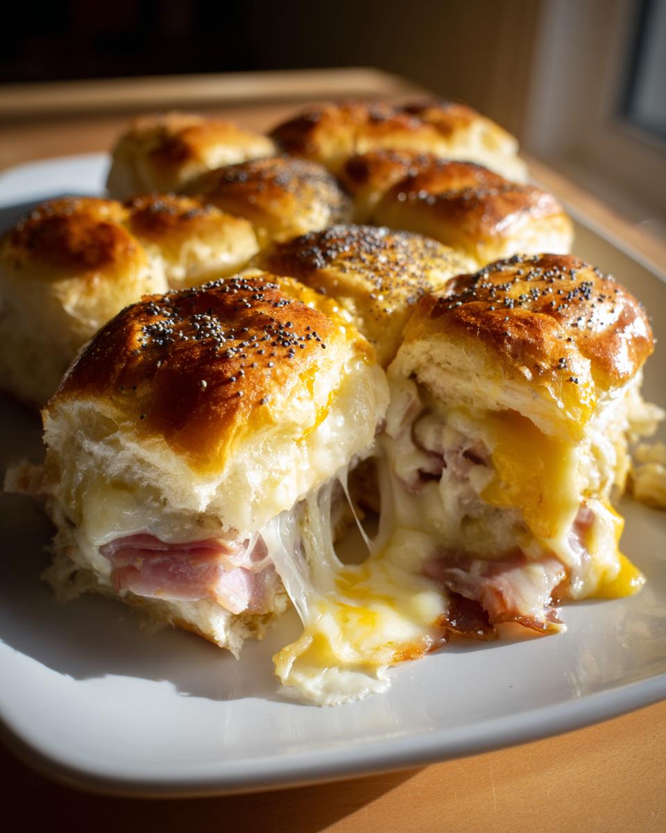 Baked Ham and Cheese Sliders - detail 1