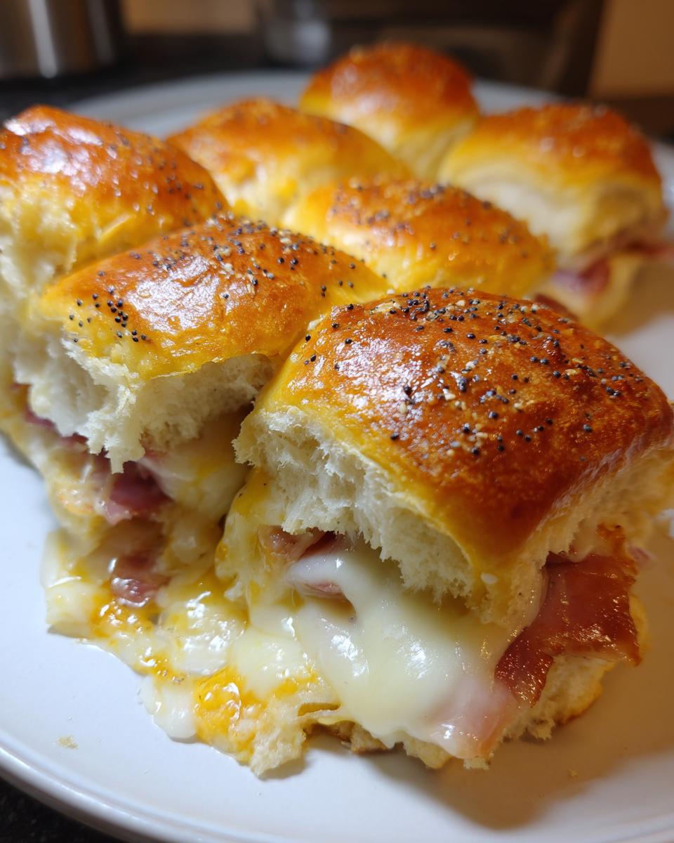 Baked Ham and Cheese Sliders - detail 2