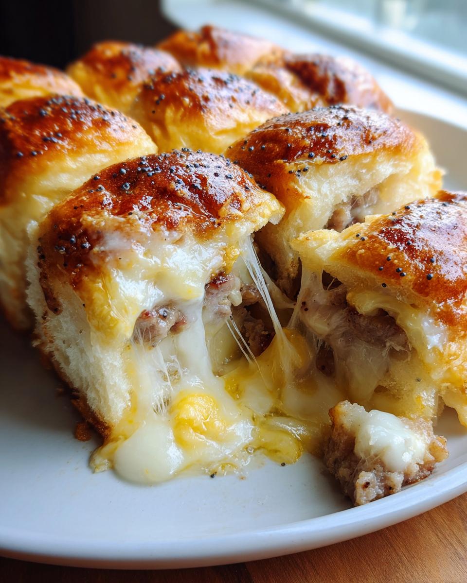 Baked Ham and Cheese Sliders - detail 3