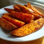 Baked Sweet Potato Wedges (Oil-Free)