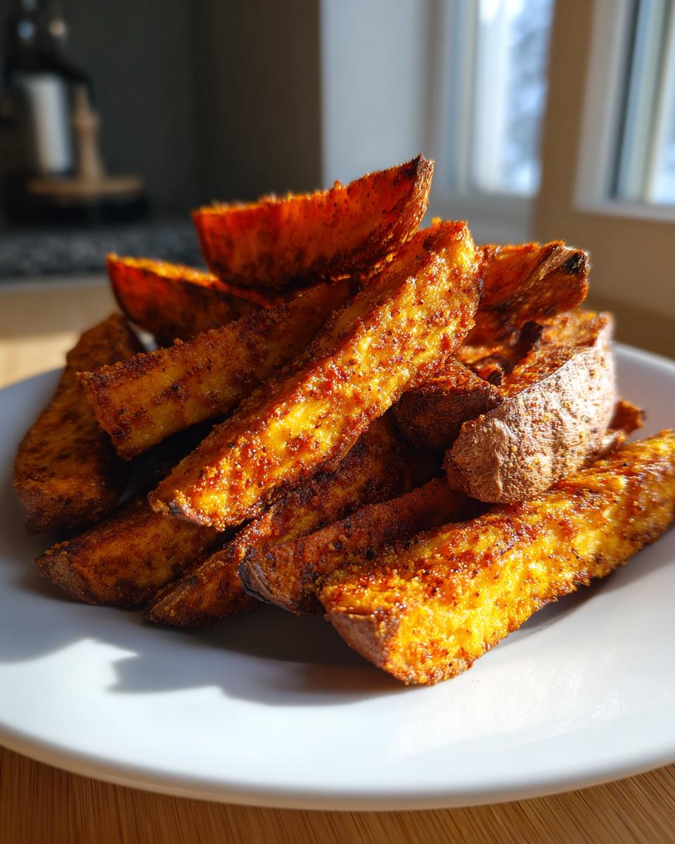 Baked Sweet Potato Wedges (Oil-Free) - detail 2