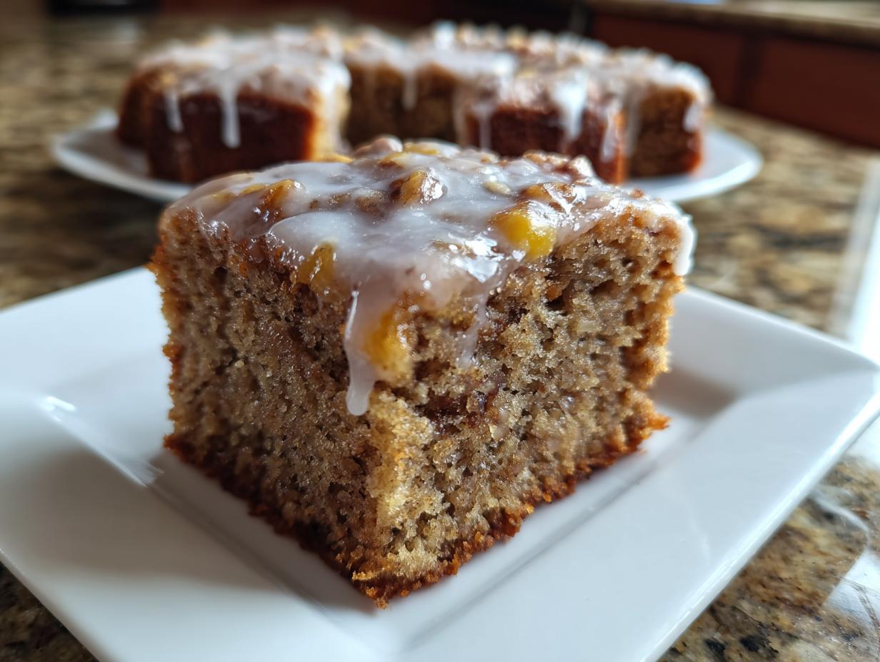 Banana Walnut Dessert Bars