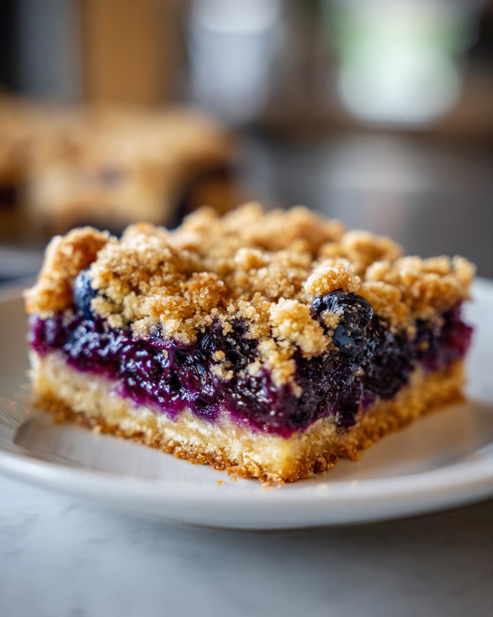 Blueberry Crumb Bars - detail 1