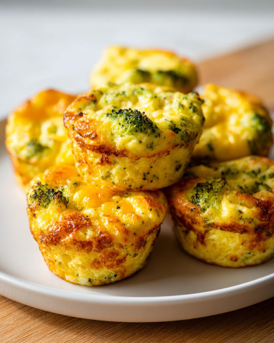 Broccoli Cheddar Baked Cups - detail 1