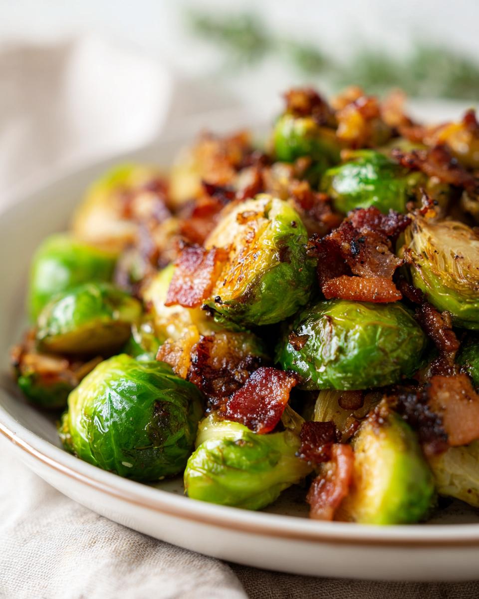 Brussels Sprouts with Bacon - detail 2