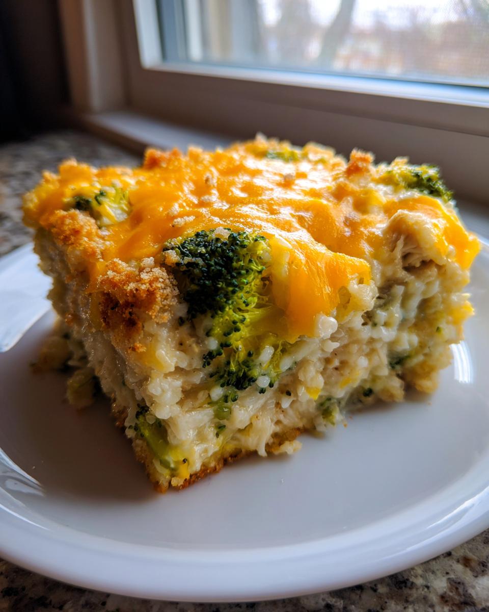 Cheesy Broccoli Chicken Casserole (Mama’s on a Budget - detail 2