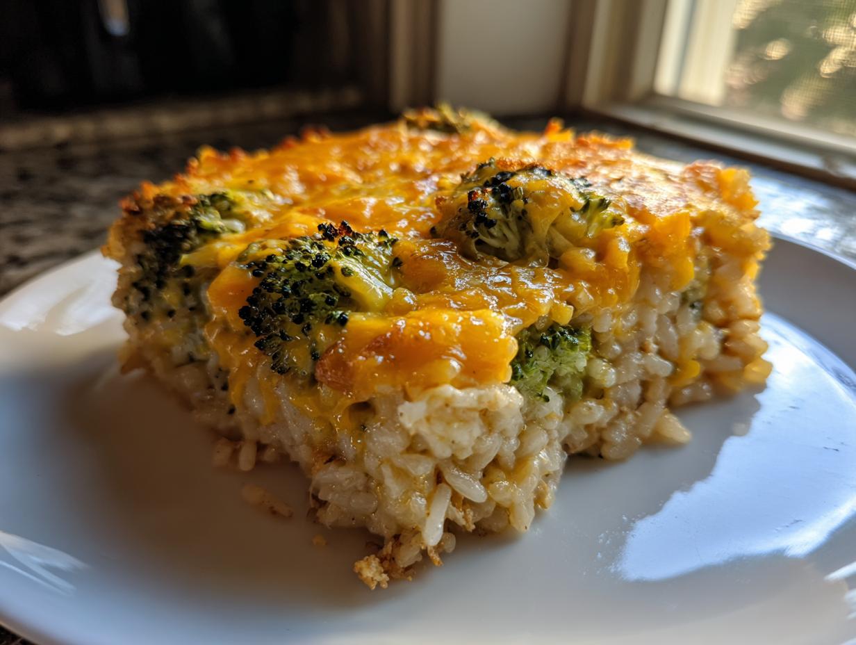 Cheesy Broccoli Chicken Casserole (Mama’s on a Budget