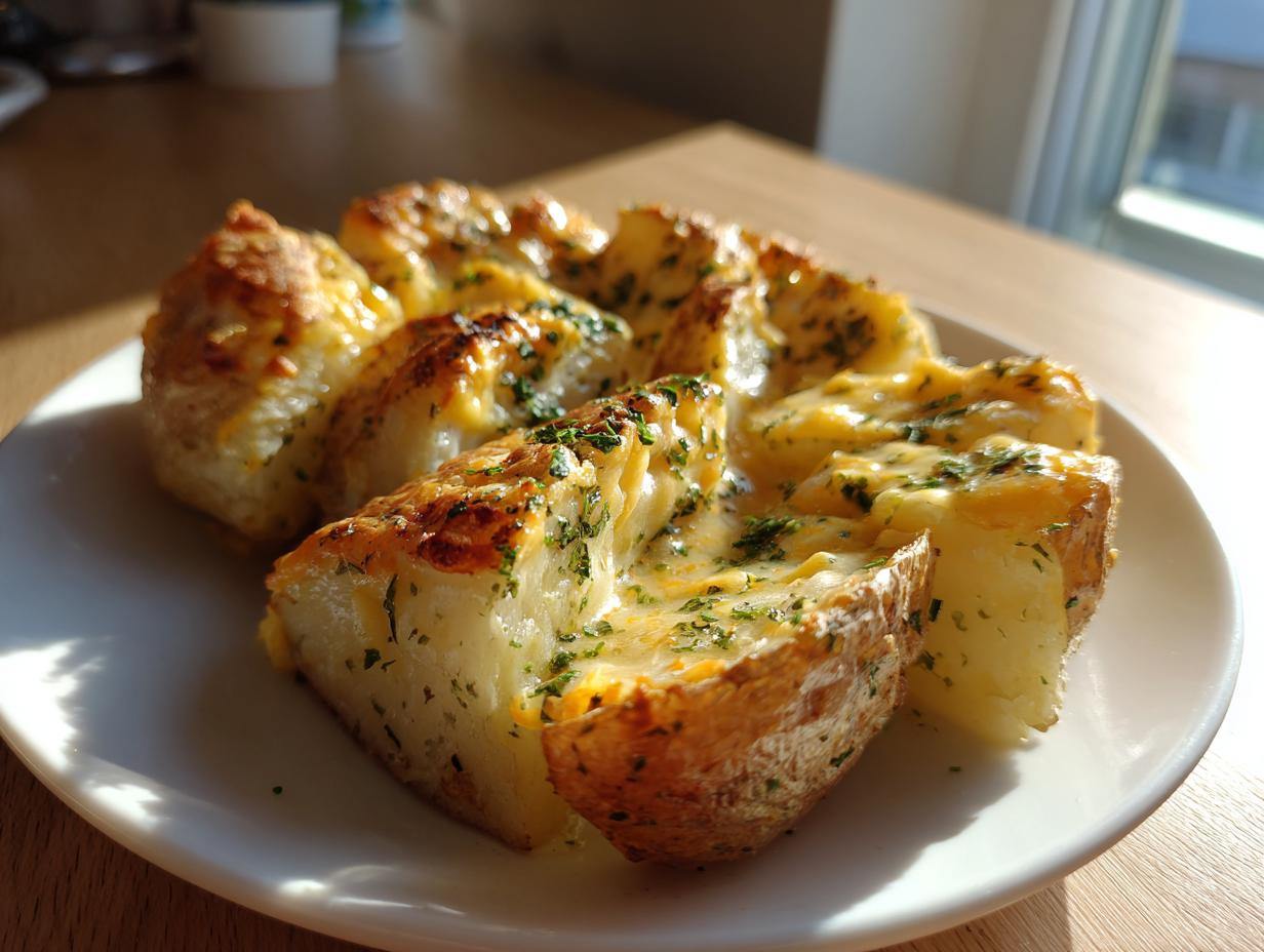 Cheesy Garlic Potatoes