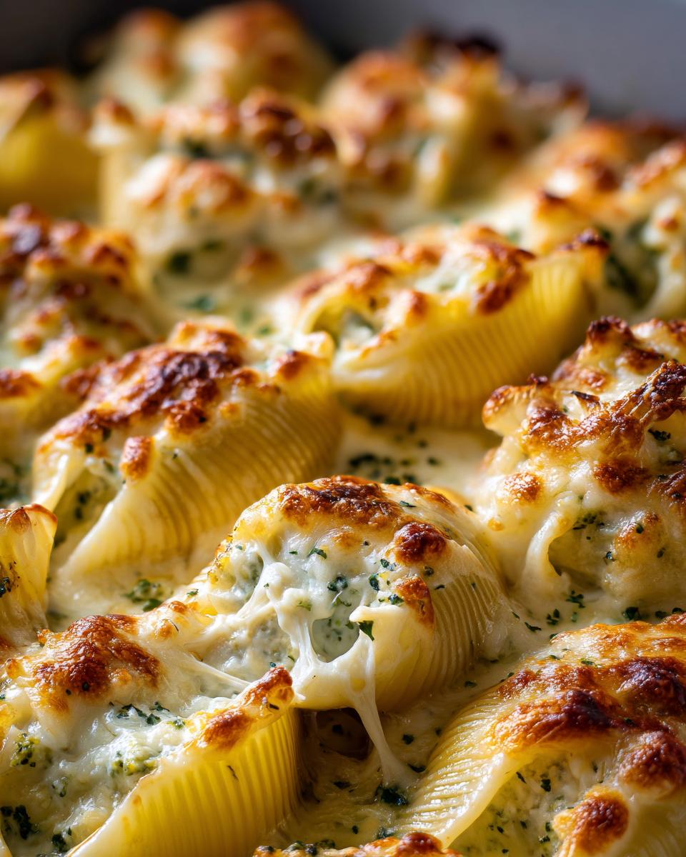 Chicken & Broccoli Alfredo Stuffed Shells - detail 3