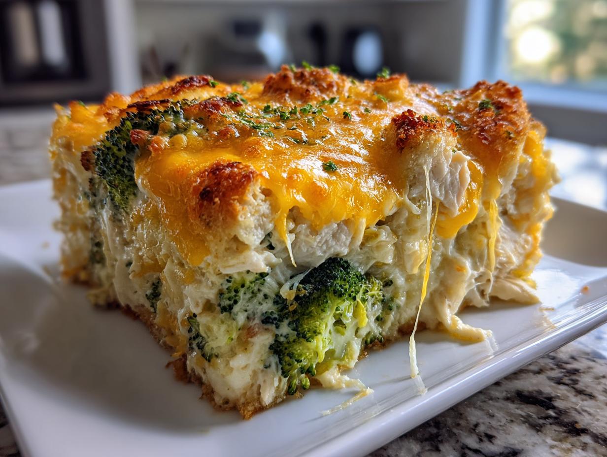 Chicken Broccoli and Cheddar Casserole (Allrecipes)