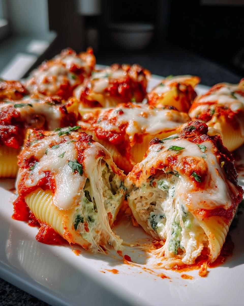 Chicken, Ricotta & Spinach Stuffed Shells - detail 1