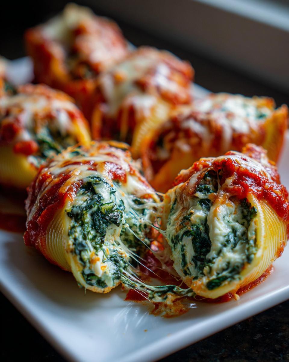 Chicken, Ricotta & Spinach Stuffed Shells - detail 2