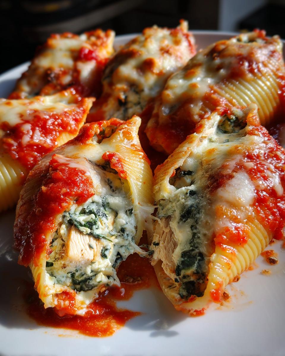 Chicken, Ricotta & Spinach Stuffed Shells - detail 3