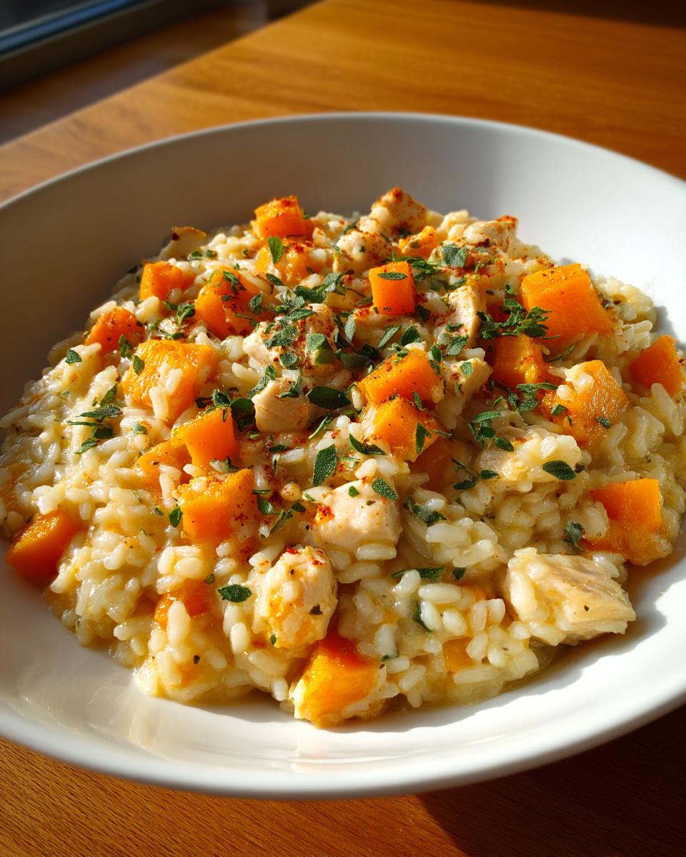 Chicken and Pumpkin Risotto - detail 2