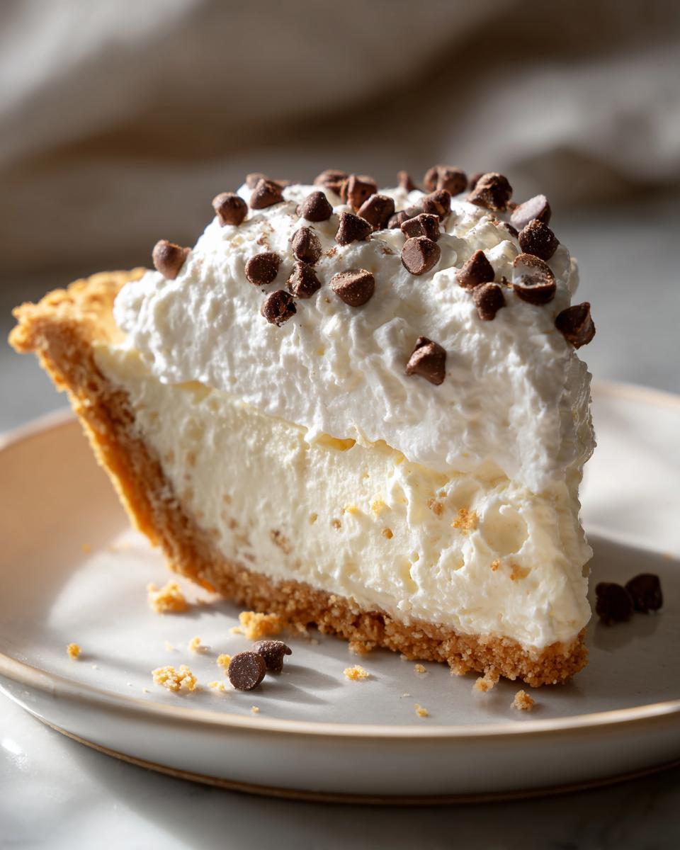 Chocolate Chip Cannoli Pie - detail 2