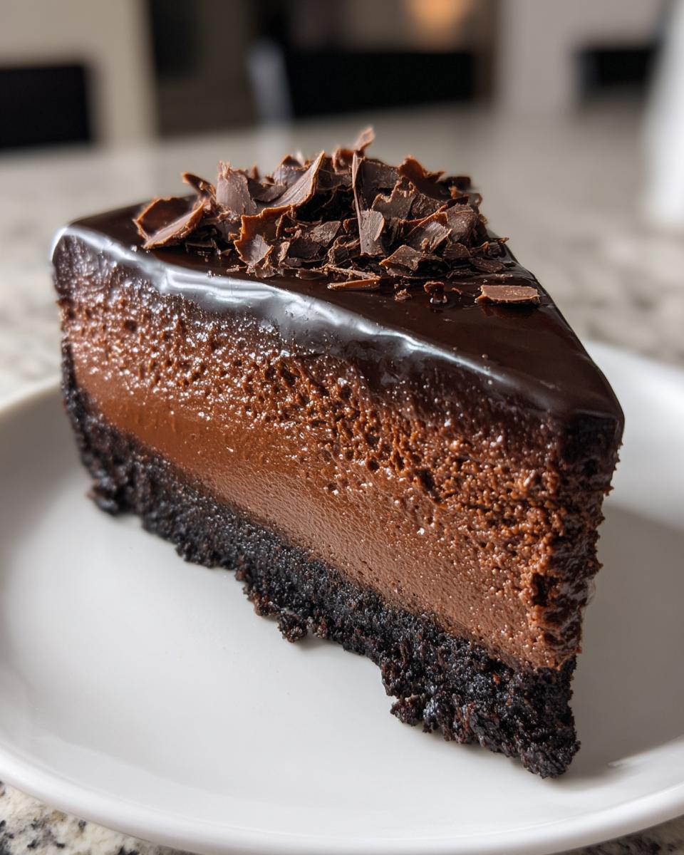 Chocolate Fudge Truffle Cheesecake - detail 2