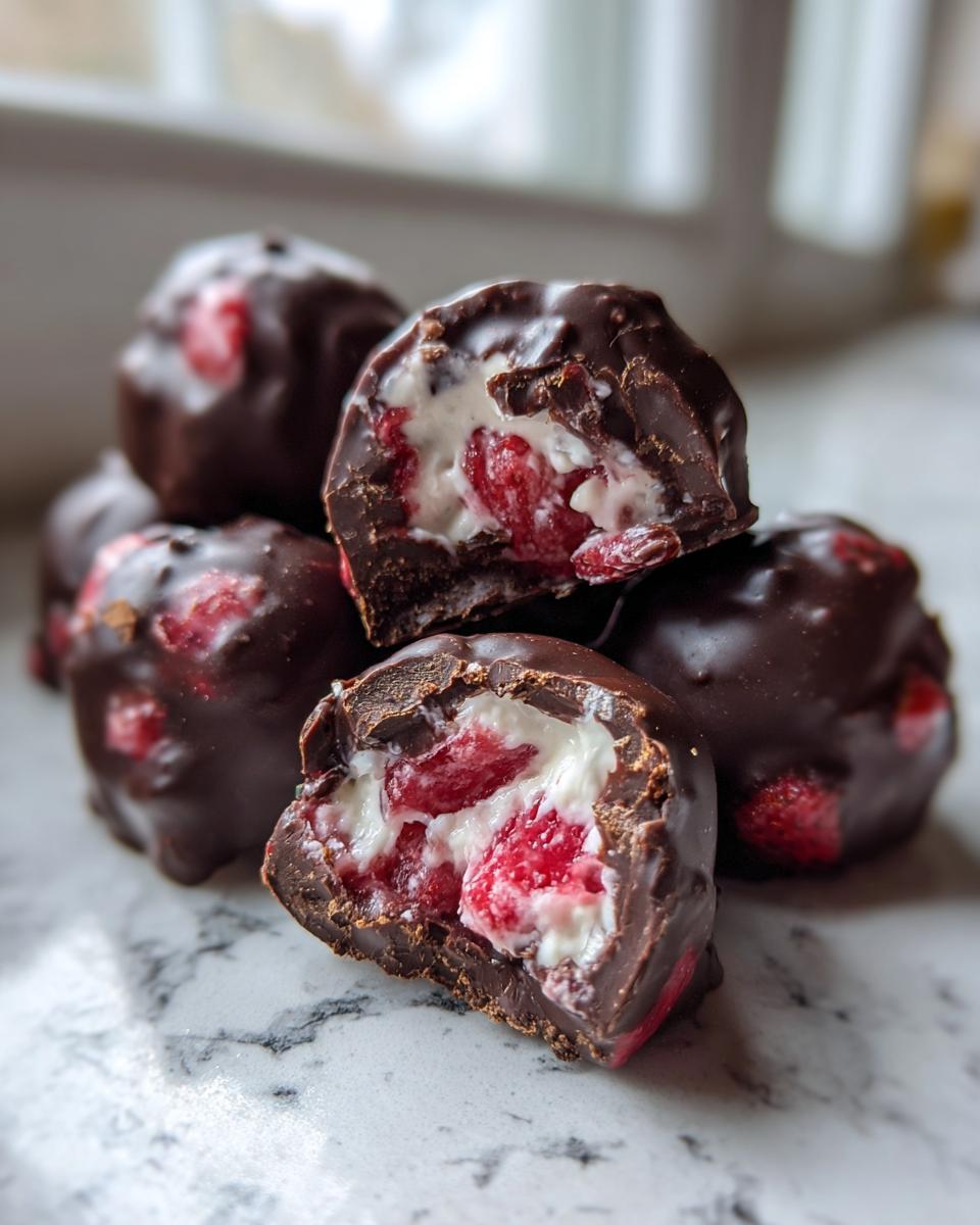 Chocolate Strawberry Yogurt Clusters - detail 2