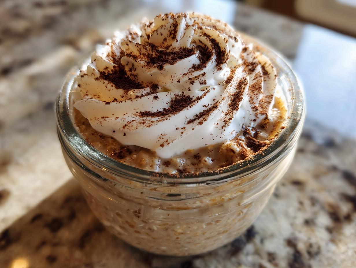 Cinnamon Roll Overnight Oats