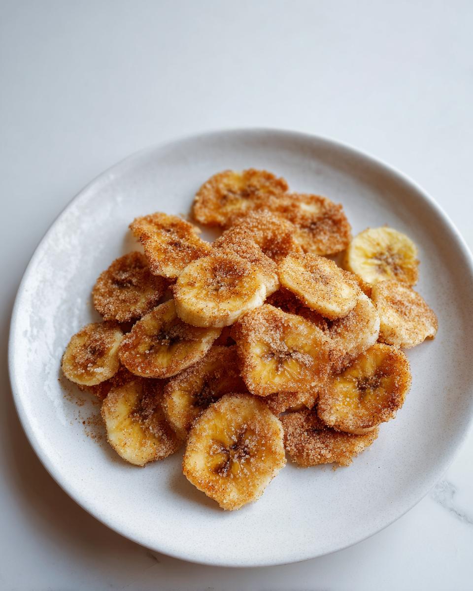 Cinnamon-Sugar Air Fryer Banana Chips - detail 1