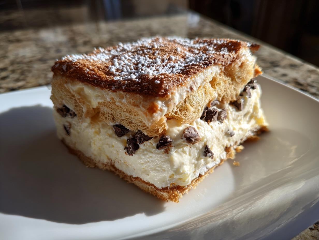 Classic Cannoli Squares