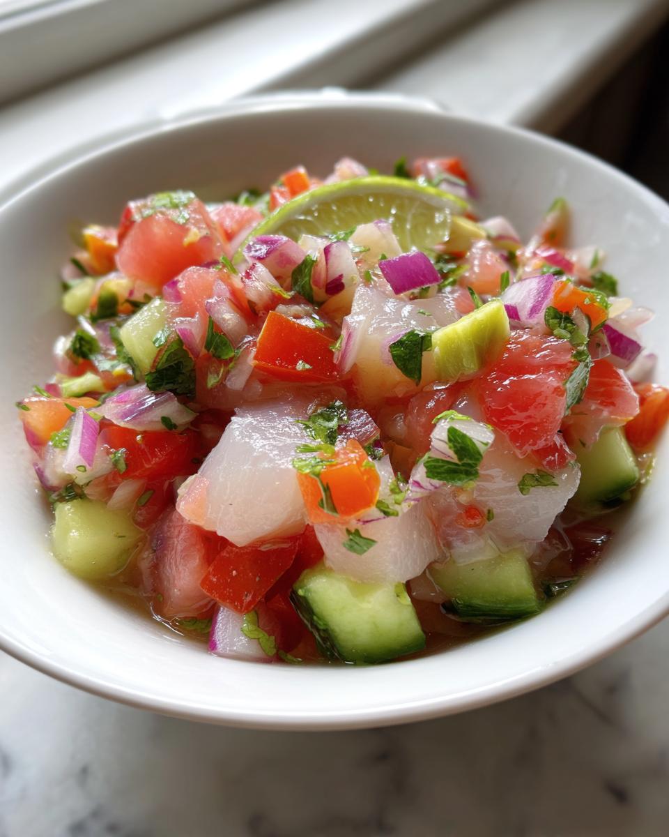 Classic Fish Ceviche - detail 2