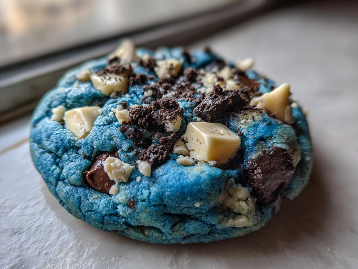 Cookie Monster Cookies: 3 Kinds of Chocolate