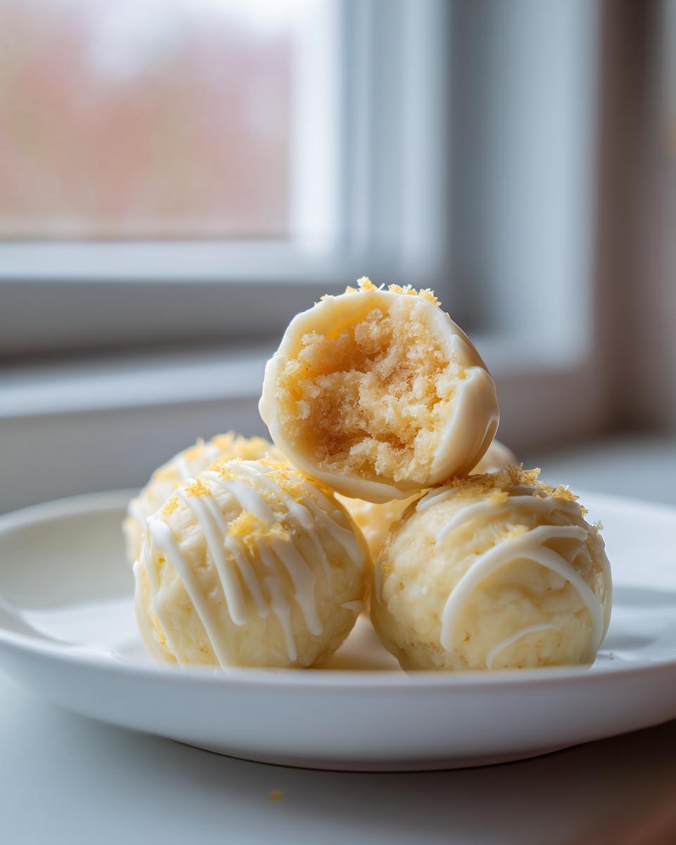 Creamy Lemon Truffles Recipe - detail 1